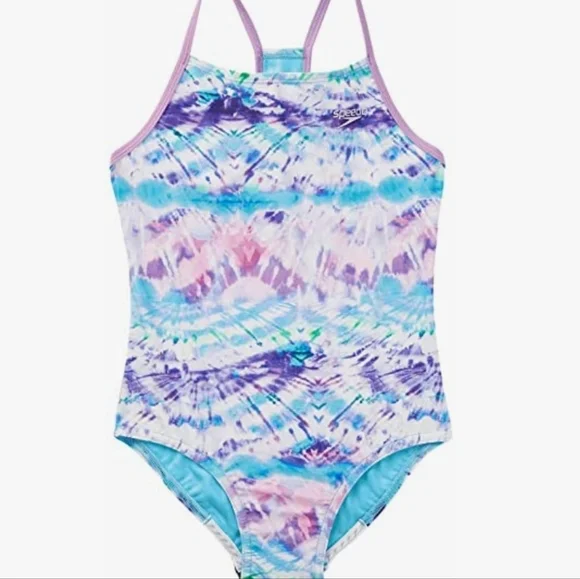 Speedo Youth Girl XS One Piece Multi-colored - Picture 3 of 7